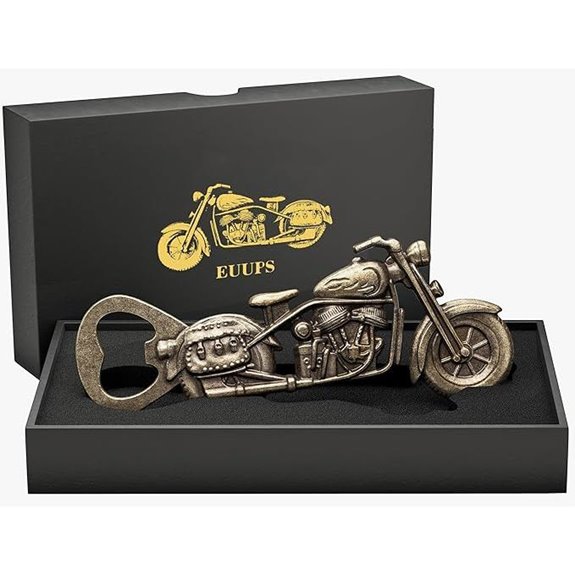 Motorcycle Bottle Opener Gift for Men and Dad