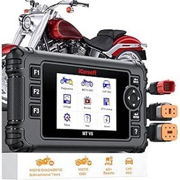 iCarsoft MT V6 Motorcycle Diagnostic Scanner