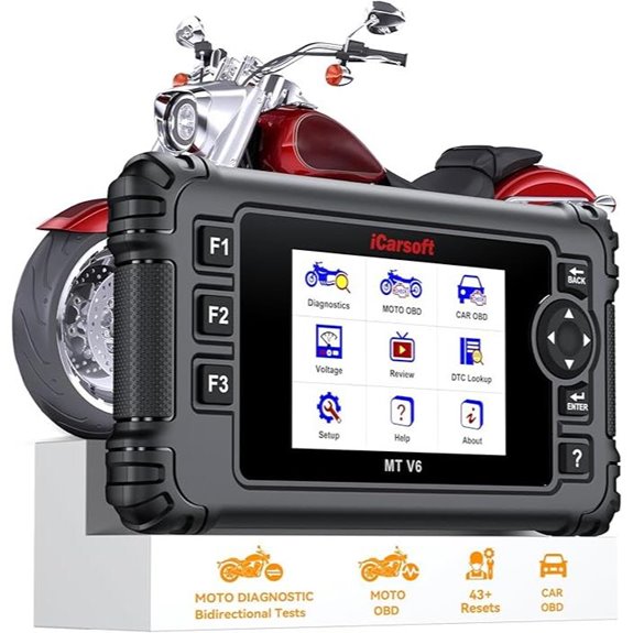 iCarsoft MT V6 Motorcycle Diagnostic Scanner