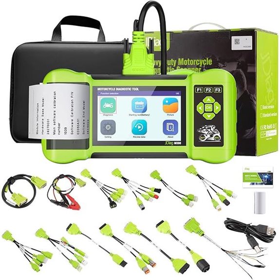 Motorcycle Diagnostic Scanner with Printer and Fault Code Reader