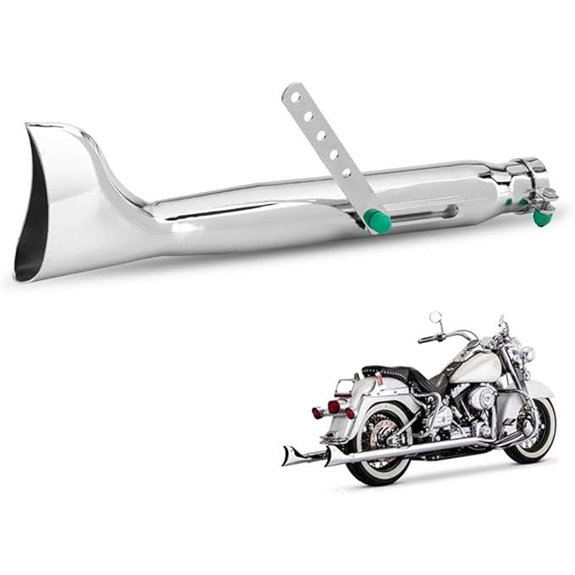 Motorcycle Fish Tail Exhaust Pipe for Harley Honda CG
