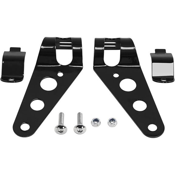 SLMOTO Motorcycle Fork Ear Headlight Mount Brackets