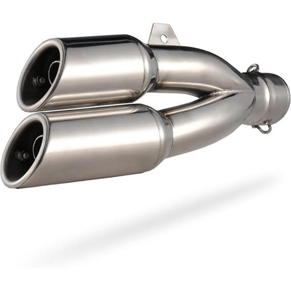 Dual Slip-on Exhaust Muffler for Motorcycle Honda Ruckus