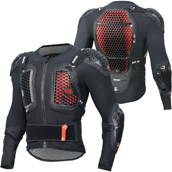 DUHAN Motorcycle Jacket with CE Level 2 Armor