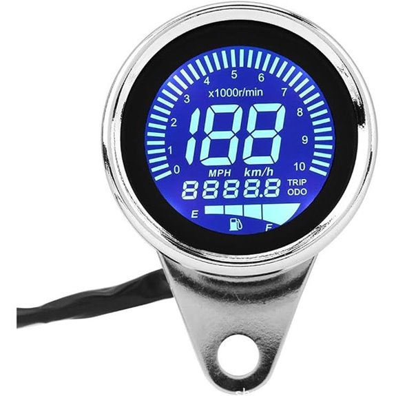 Universal Motorcycle LCD Speedometer and Tachometer
