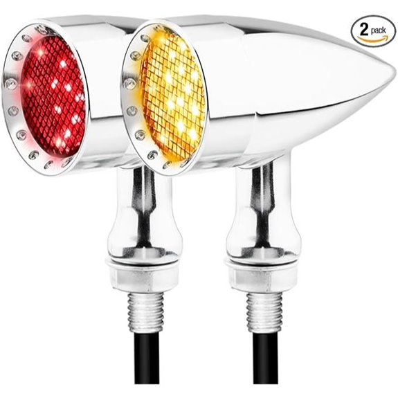 Motorcycle Rear Turn Signals with Brake Lights