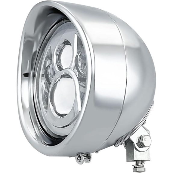 FATECIM 7 Motorcycle LED Headlight with Visor