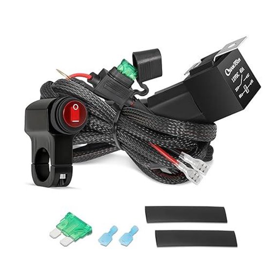 Motorcycle LED Light Bar Wiring Harness Kit