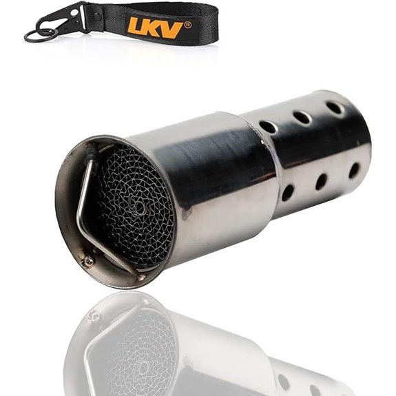 LKV 51mm Motorcycle Muffler Silencer Removable Baffle