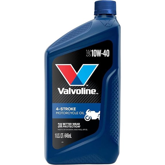 Valvoline 4-Stroke Motorcycle 10W-40 Motor Oil 1 Quart