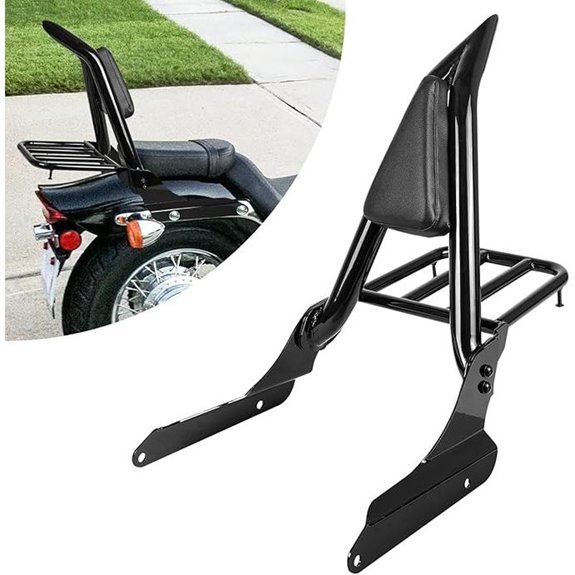 Motorcycle Passenger Backrest with Luggage Rack for Honda