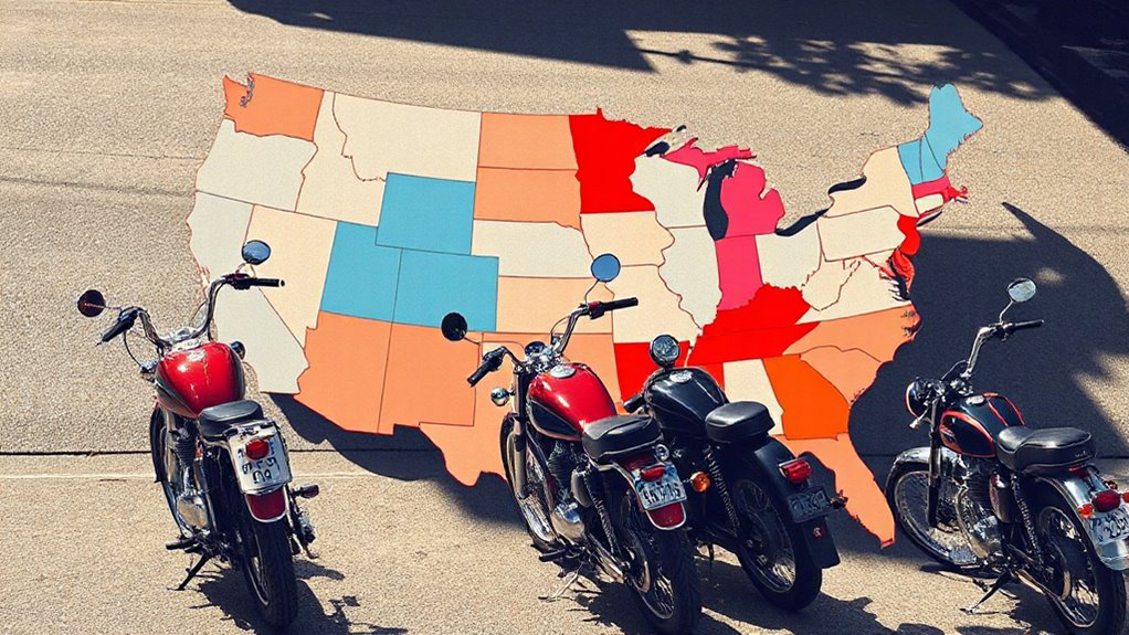 motorcycle registration variations