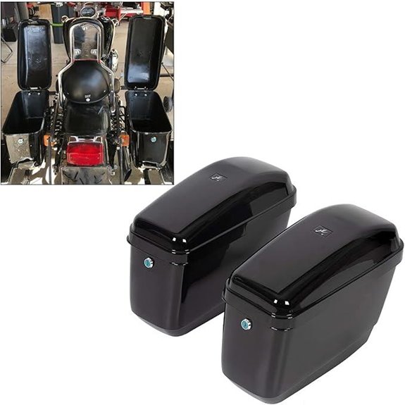 KUAFU Motorcycle Saddlebags for Harley and Yamaha