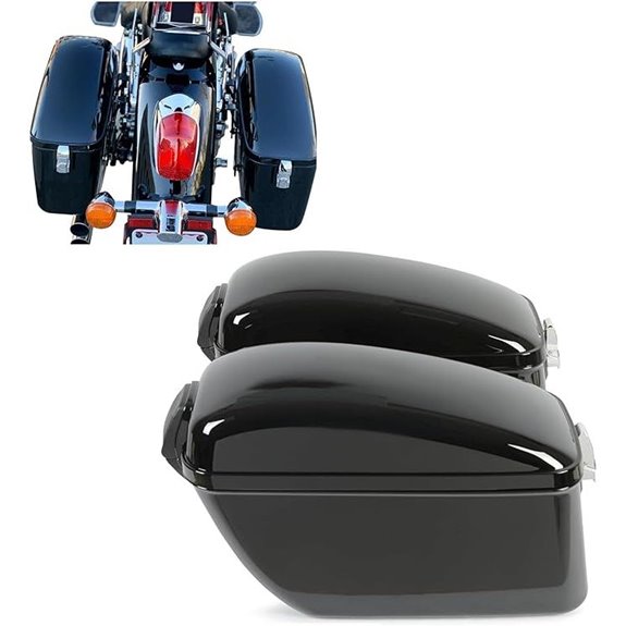 ECOTRIC 60L Motorcycle Saddlebags with Brackets