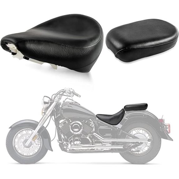 PSLER Motorcycle Seat for XVS 650 V-Star 1998-2023