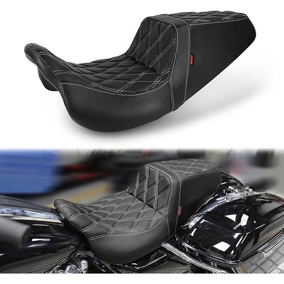 One Piece Rider Passenger Gel Motorcycle Seat