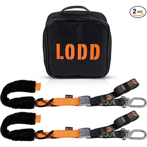 LODD Motorcycle Tie Down Straps with Swivel Carabiners