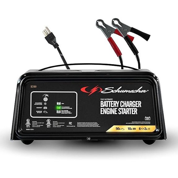 Schumacher 4-in-1 12V Car Battery Charger & Booster