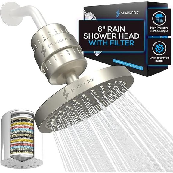 SparkPod 23-Stage Filtered Shower Head Set