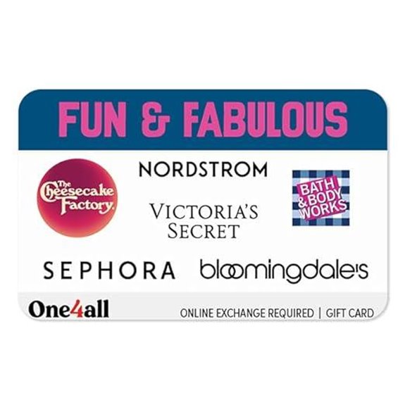 Multi-Brand Choice Cards Fun & Fabulous eGift Card