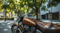 nostalgic vintage motorcycle appeal