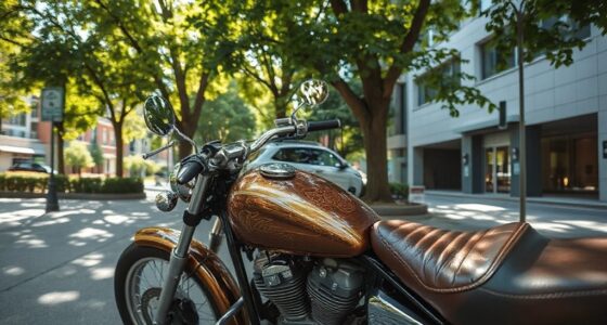 nostalgic vintage motorcycle appeal