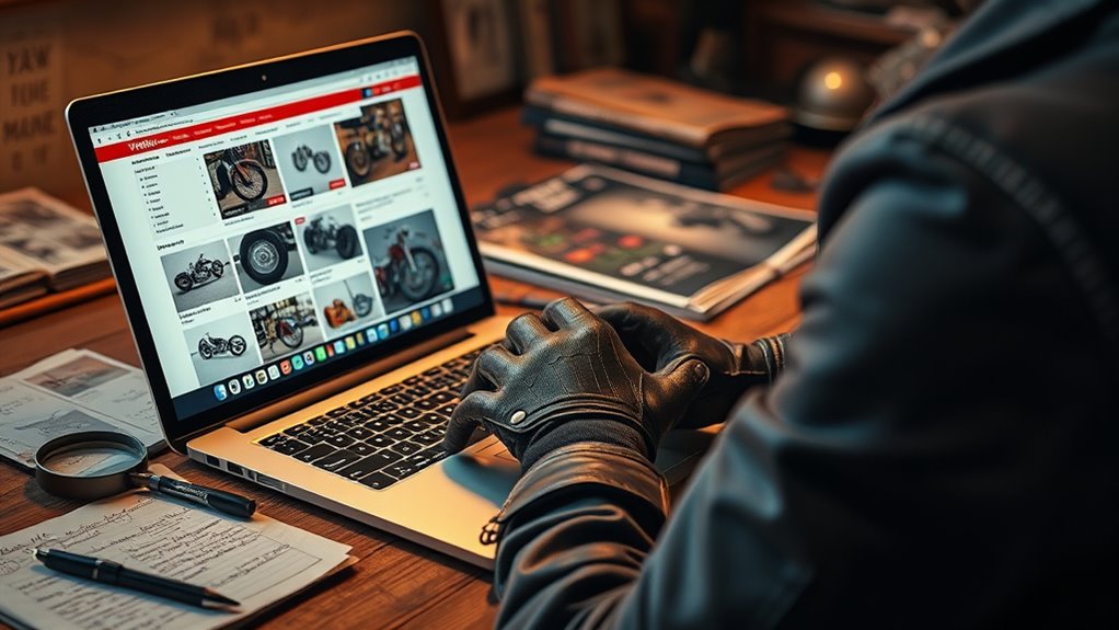 online vintage motorcycle parts sourcing