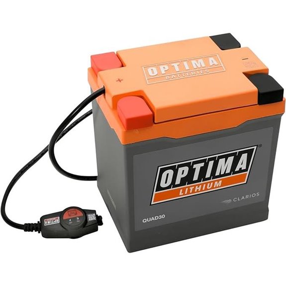 Optima Quad30 OrangeTop LiFePO4 Motorcycle Battery