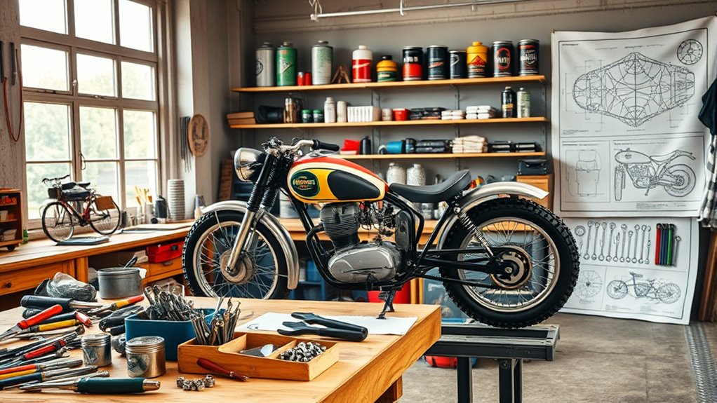 organize tools and workspace