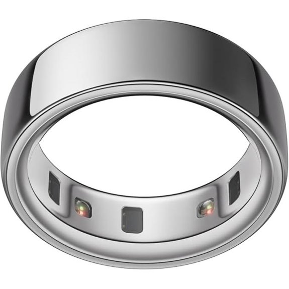 Oura Ring 4 - Silver - Size 8 - Size Before You Buy