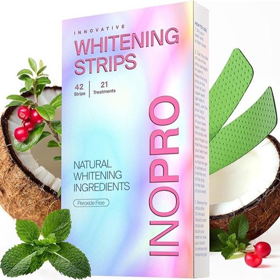 InoPro Teeth Whitening Strips (42) - Peroxide-Free