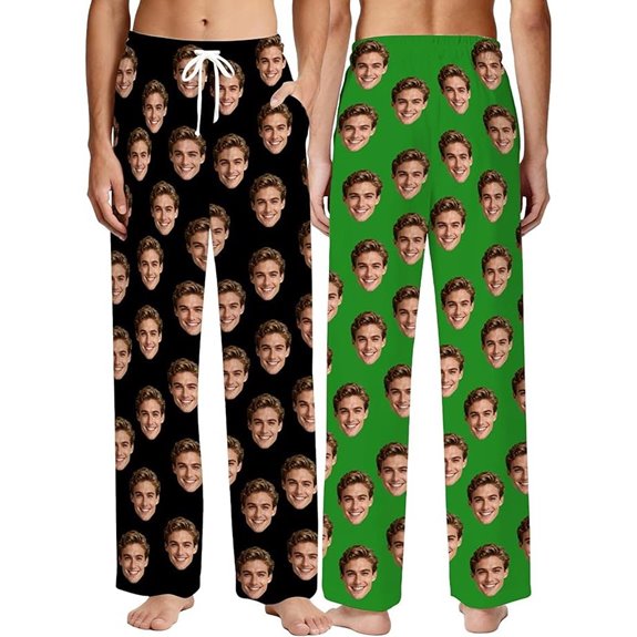 Custom Face Pajama Pants for Women and Men