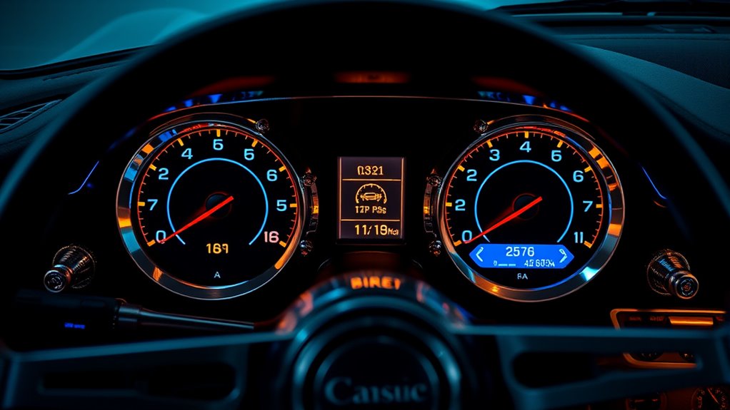 personalized vintage digital dash