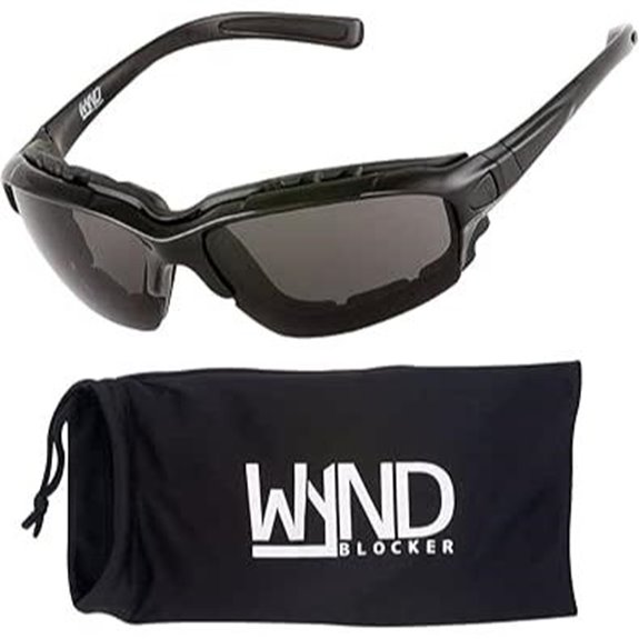 WYND Blocker Polarized Motorcycle Riding Sunglasses Sports Wrap Glasses
