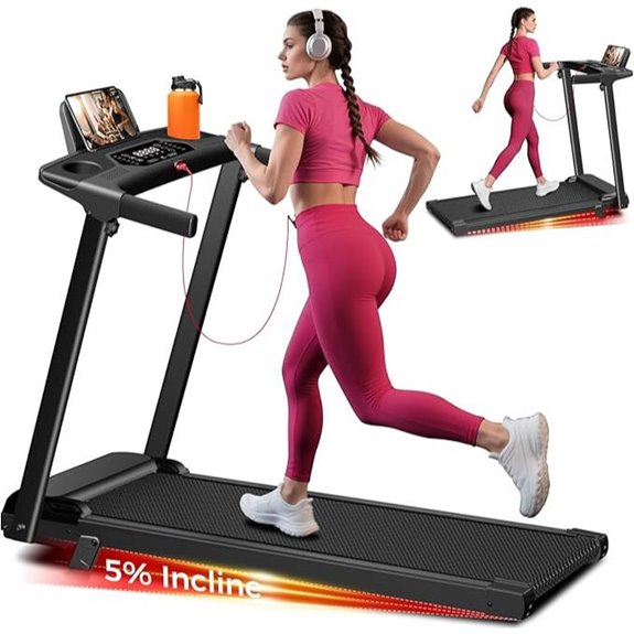 portable incline treadmill features