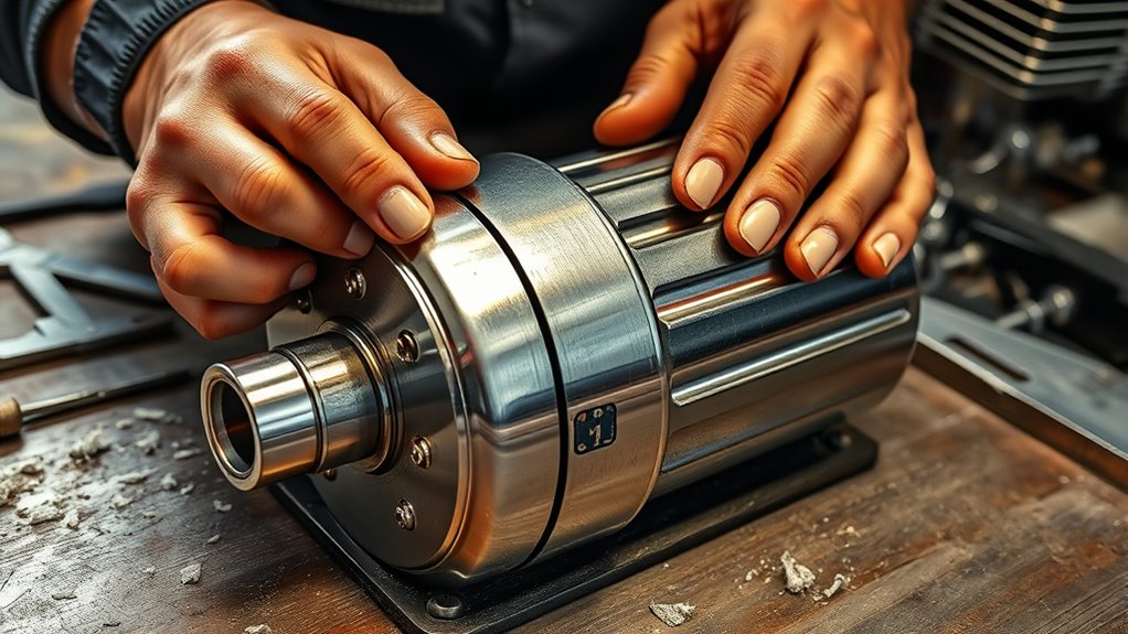 precision engine part preparation