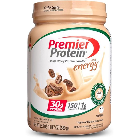 Premier Protein Café Latte Powder (17 Servings)