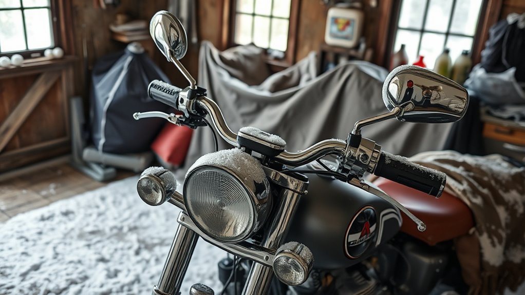 prepare motorcycle for winter