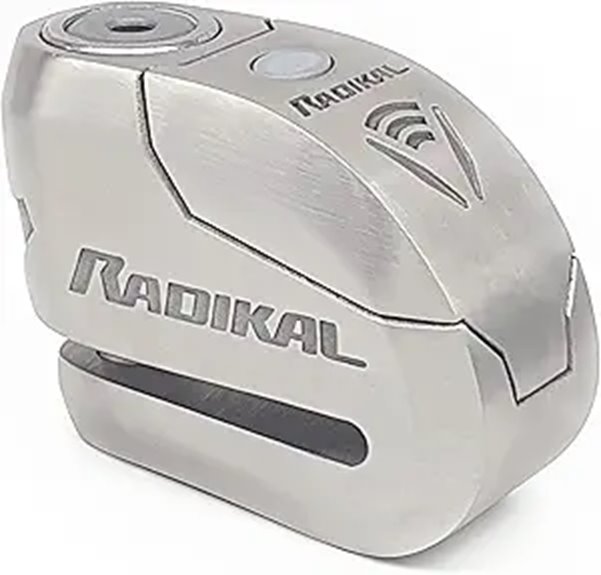 RADIKAL RK14S Motorcycle Alarm Disk Lock 14mm Steel