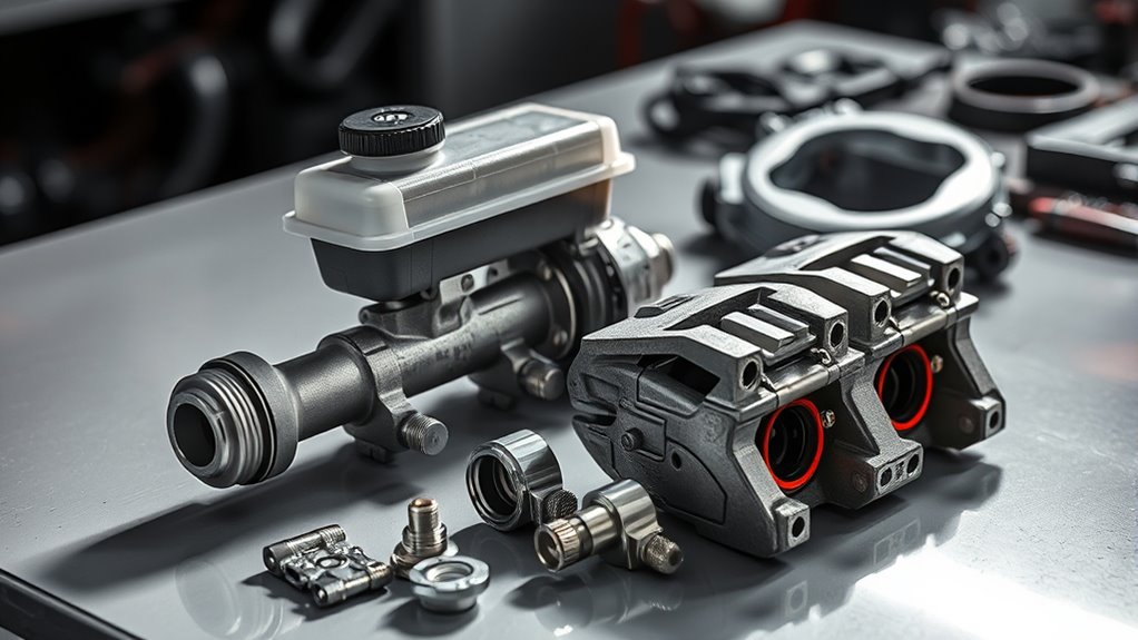 rebuild or replace brake parts