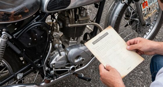 registering classic motorcycle requirements