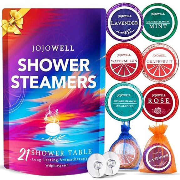 Shower Steamers Aromatherapy Set with Essential Oils