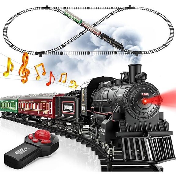 Hot Bee Remote Control Train Set with Lights & Sound