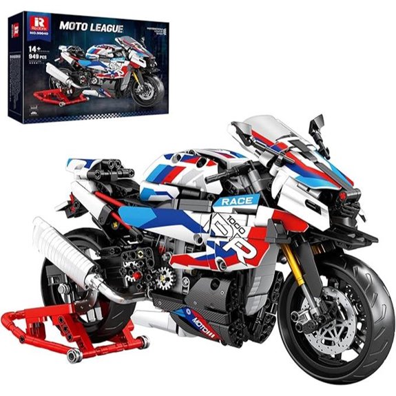 Reobrix 1000 RR Motorcycle Building Kit (949 pcs)