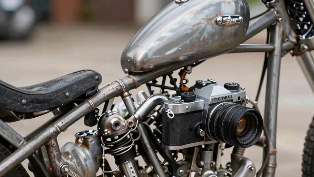 restoring an old motorcycle