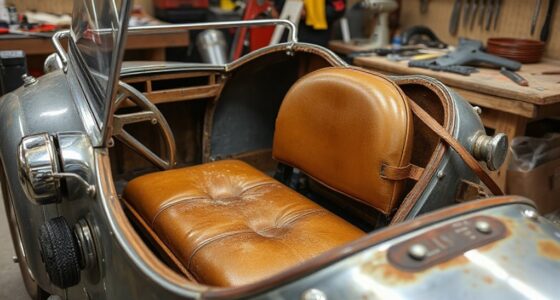 restoring classic motorcycle sidecar