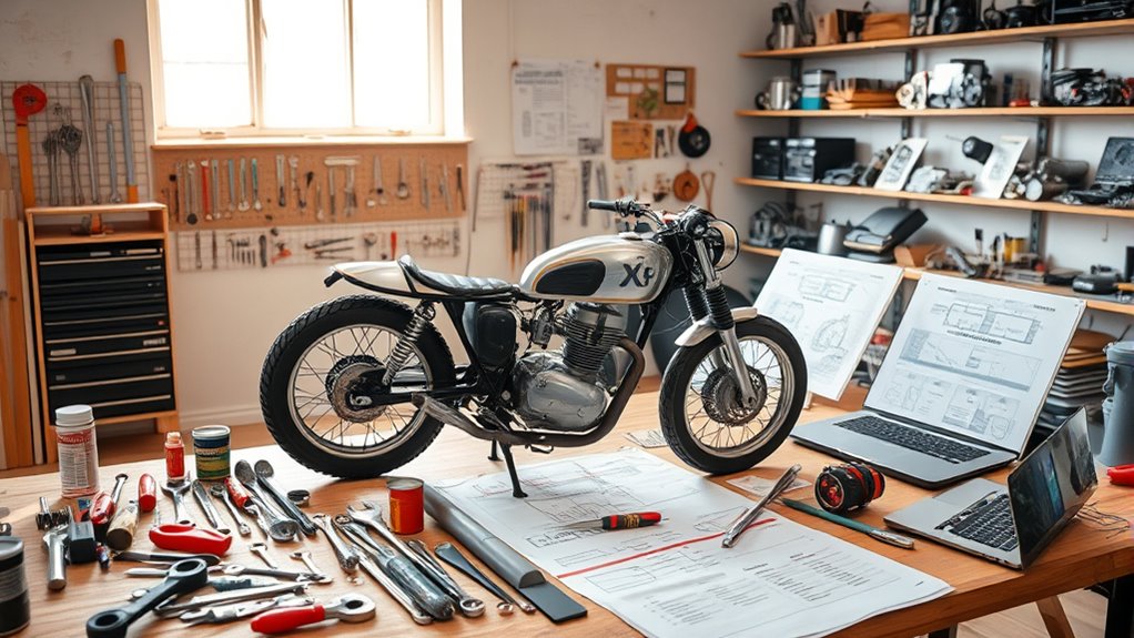 restoring motorcycle on budget