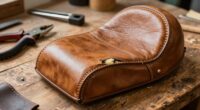 restoring vintage motorcycle upholstery