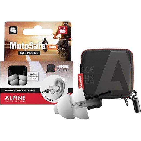 ALPINE MotoSafe Tour Reusable Motorcycle Ear Plugs