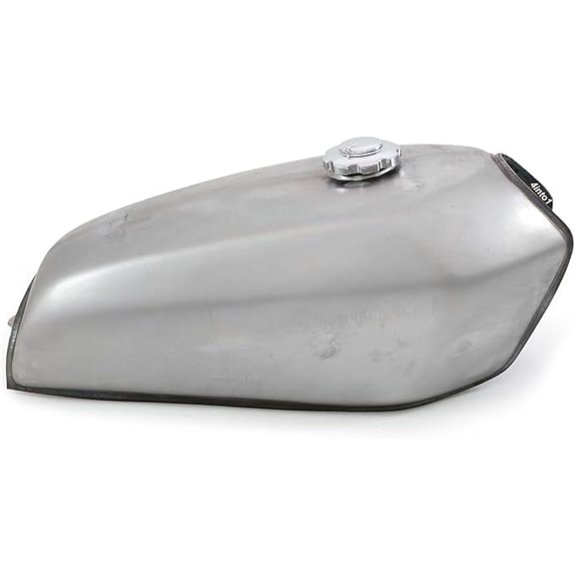 San Bruno Cafe Racer Gas Tank Raw Steel 2.4 Gallon